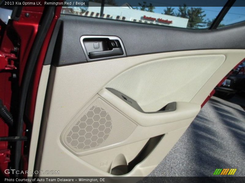 Remington Red / Beige 2013 Kia Optima LX