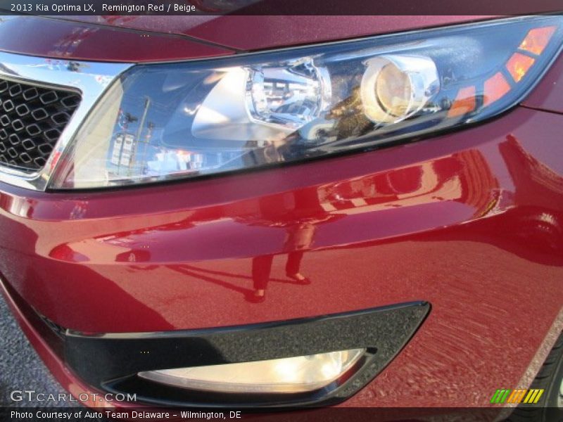 Remington Red / Beige 2013 Kia Optima LX