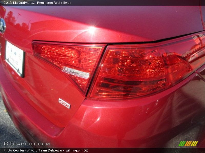 Remington Red / Beige 2013 Kia Optima LX