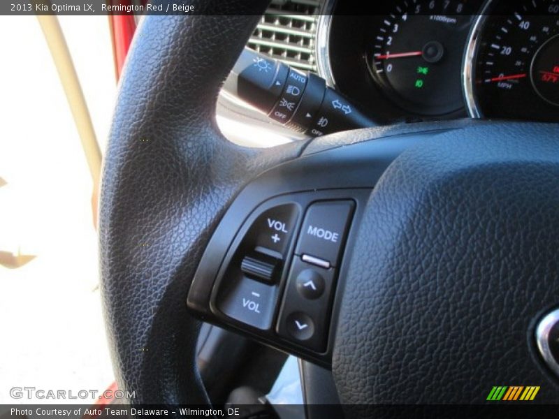 Remington Red / Beige 2013 Kia Optima LX