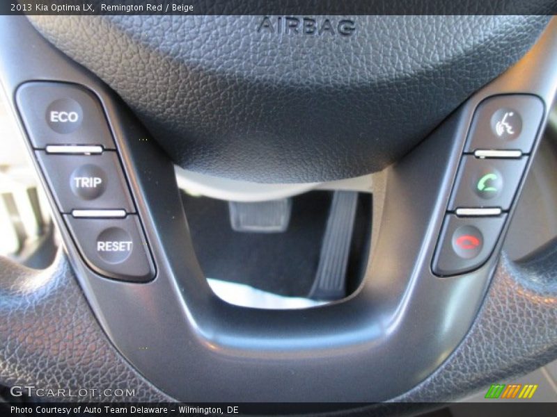 Remington Red / Beige 2013 Kia Optima LX