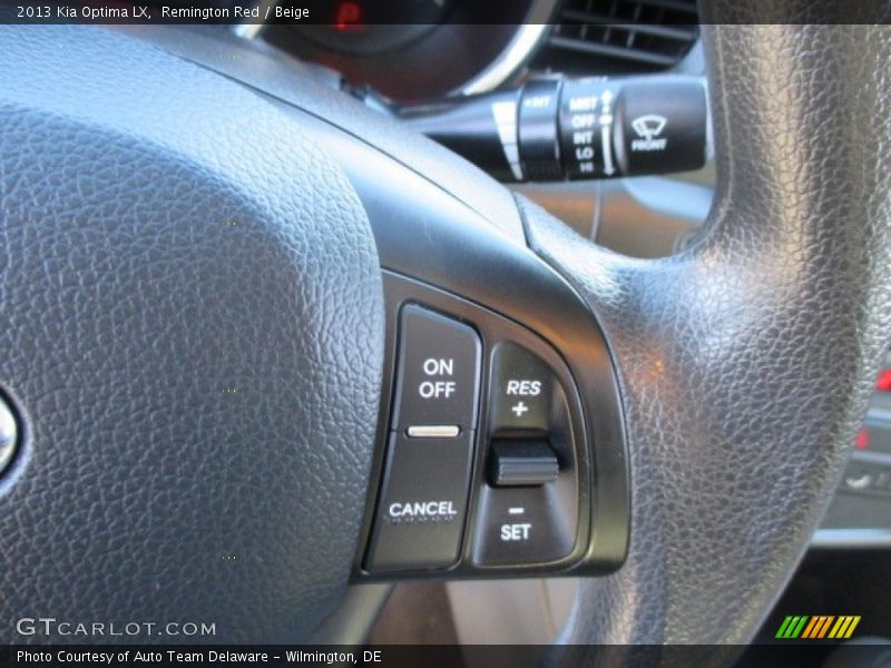 Remington Red / Beige 2013 Kia Optima LX