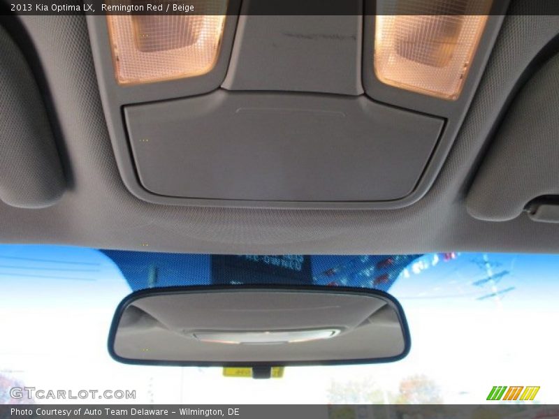 Remington Red / Beige 2013 Kia Optima LX