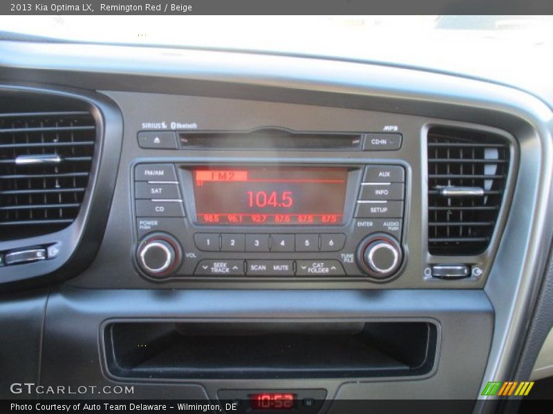 Remington Red / Beige 2013 Kia Optima LX