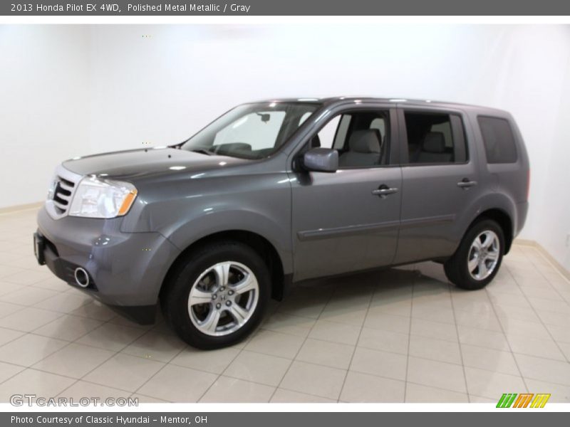 Polished Metal Metallic / Gray 2013 Honda Pilot EX 4WD