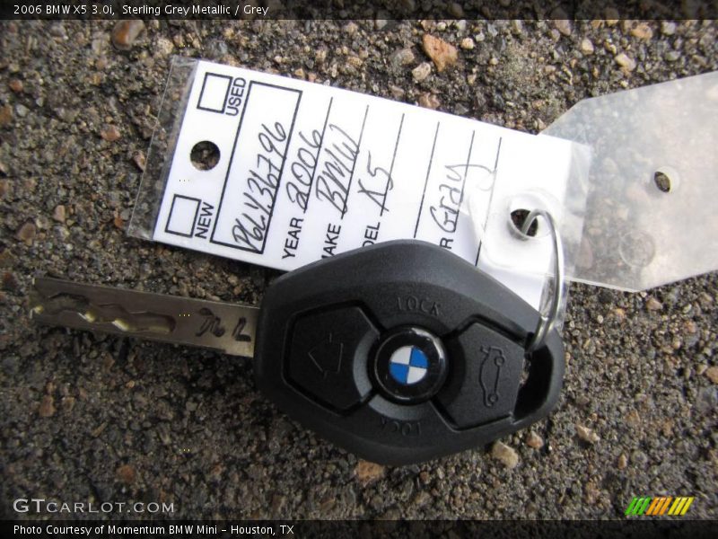 Sterling Grey Metallic / Grey 2006 BMW X5 3.0i