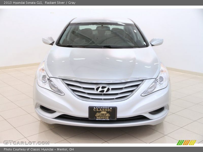 Radiant Silver / Gray 2013 Hyundai Sonata GLS