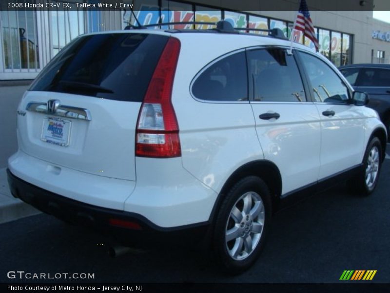 Taffeta White / Gray 2008 Honda CR-V EX