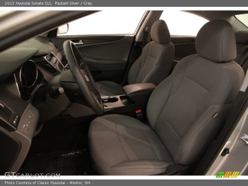 Radiant Silver / Gray 2013 Hyundai Sonata GLS