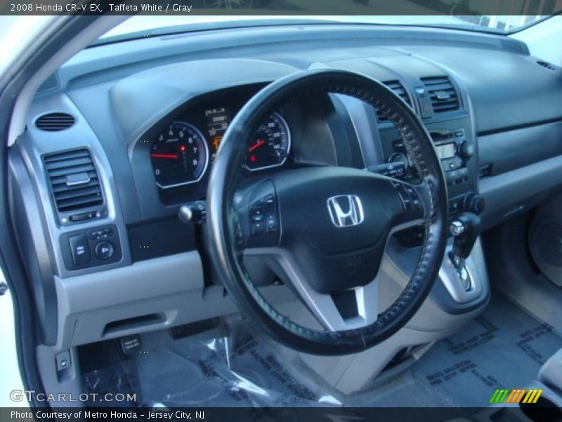 Taffeta White / Gray 2008 Honda CR-V EX