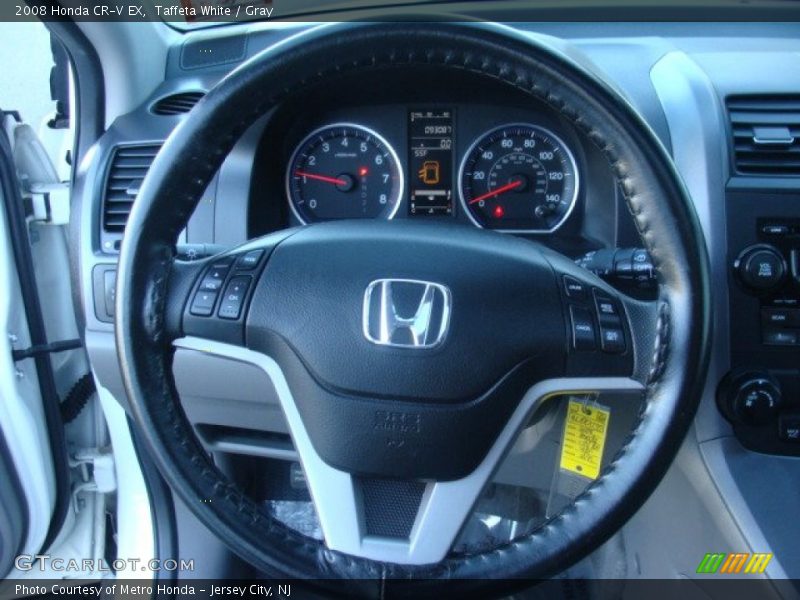 Taffeta White / Gray 2008 Honda CR-V EX