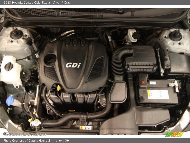 Radiant Silver / Gray 2013 Hyundai Sonata GLS