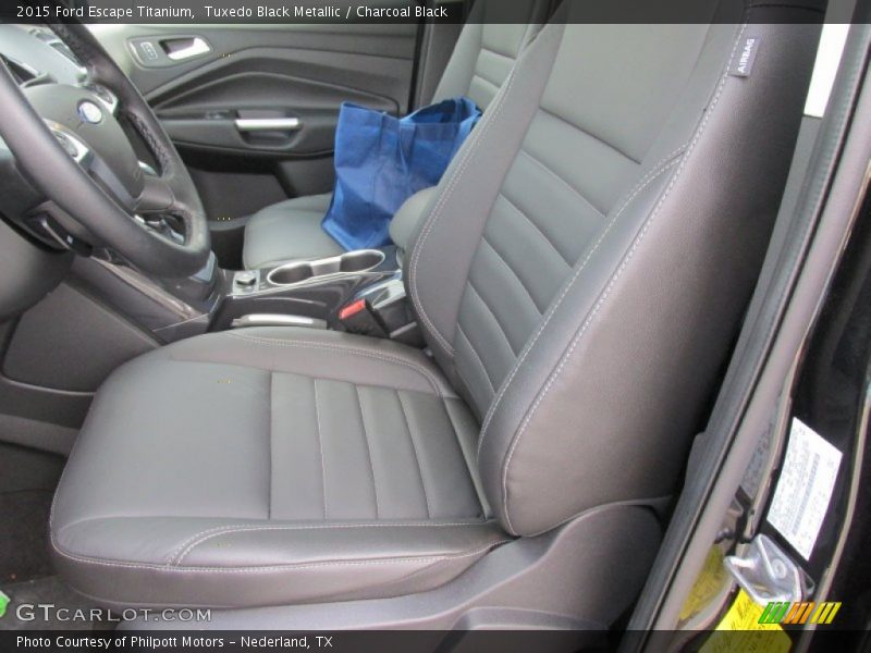 Tuxedo Black Metallic / Charcoal Black 2015 Ford Escape Titanium