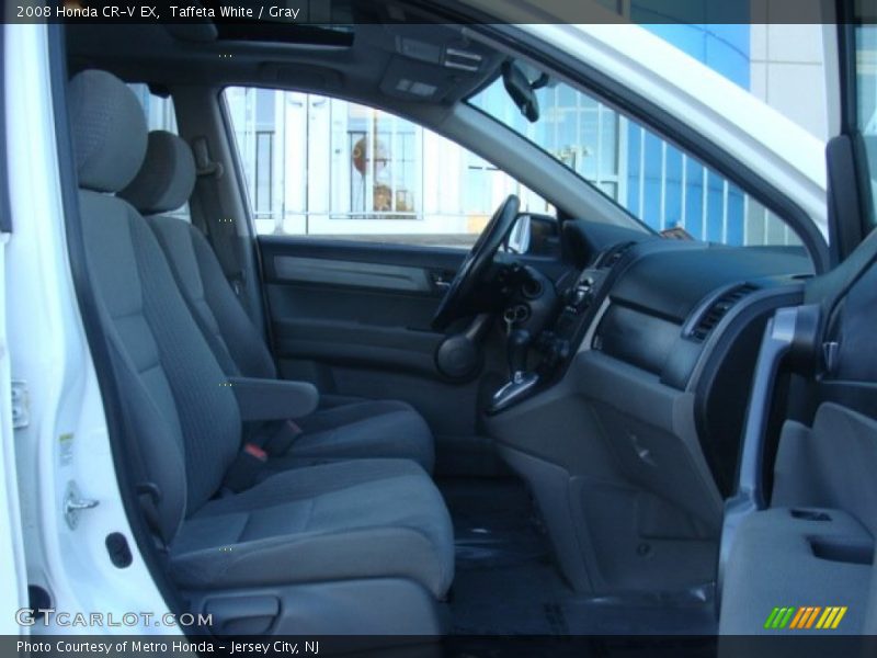 Taffeta White / Gray 2008 Honda CR-V EX