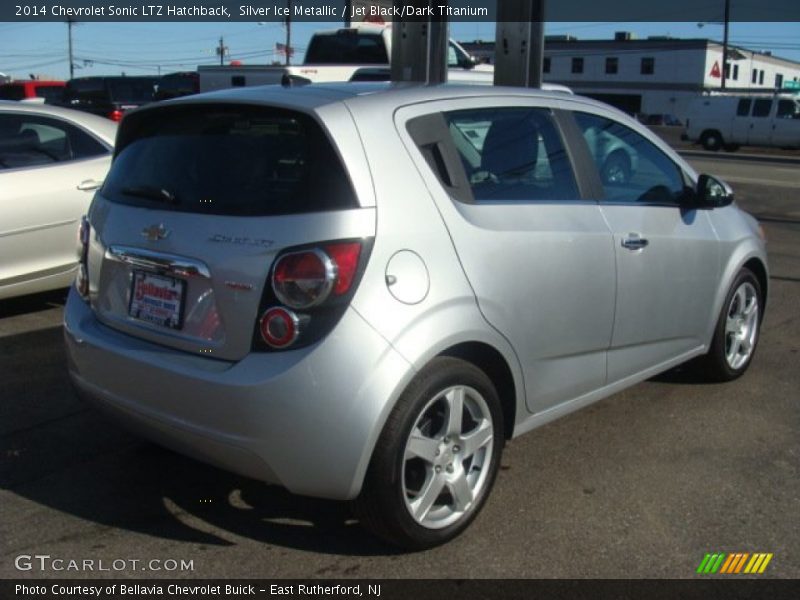Silver Ice Metallic / Jet Black/Dark Titanium 2014 Chevrolet Sonic LTZ Hatchback