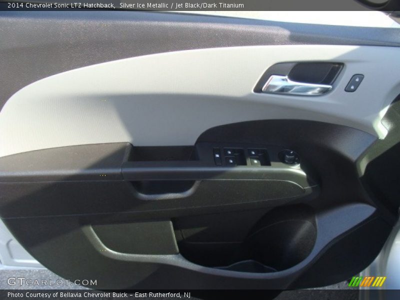 Silver Ice Metallic / Jet Black/Dark Titanium 2014 Chevrolet Sonic LTZ Hatchback