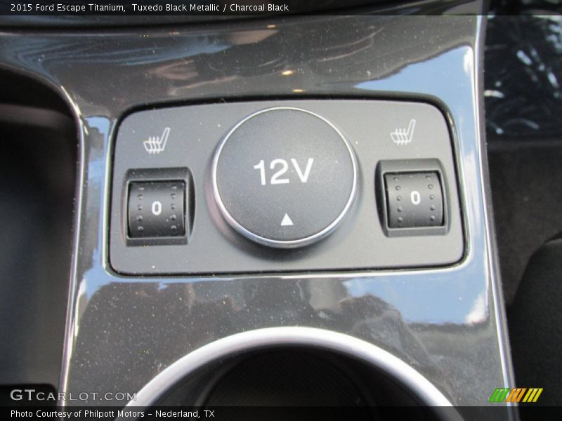 Tuxedo Black Metallic / Charcoal Black 2015 Ford Escape Titanium
