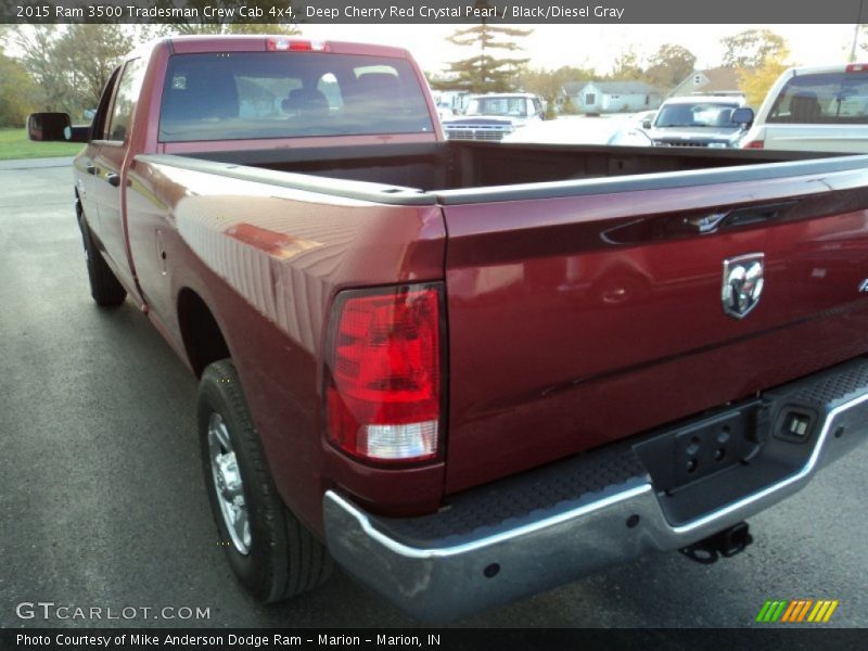 Deep Cherry Red Crystal Pearl / Black/Diesel Gray 2015 Ram 3500 Tradesman Crew Cab 4x4