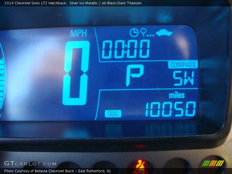 Silver Ice Metallic / Jet Black/Dark Titanium 2014 Chevrolet Sonic LTZ Hatchback