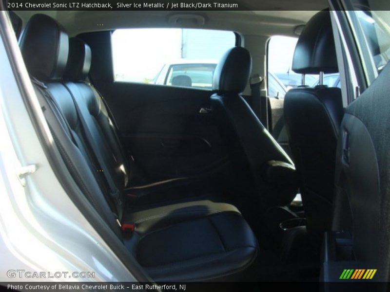 Silver Ice Metallic / Jet Black/Dark Titanium 2014 Chevrolet Sonic LTZ Hatchback
