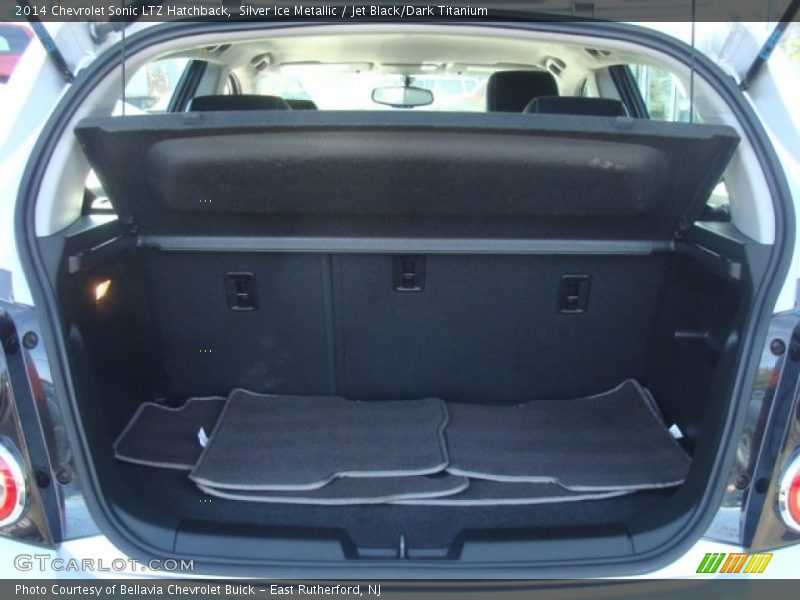 Silver Ice Metallic / Jet Black/Dark Titanium 2014 Chevrolet Sonic LTZ Hatchback
