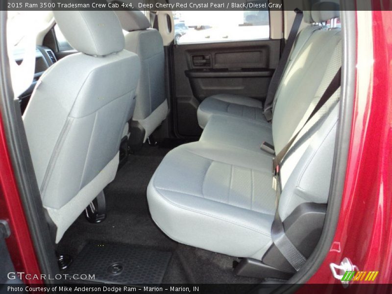 Rear Seat of 2015 3500 Tradesman Crew Cab 4x4