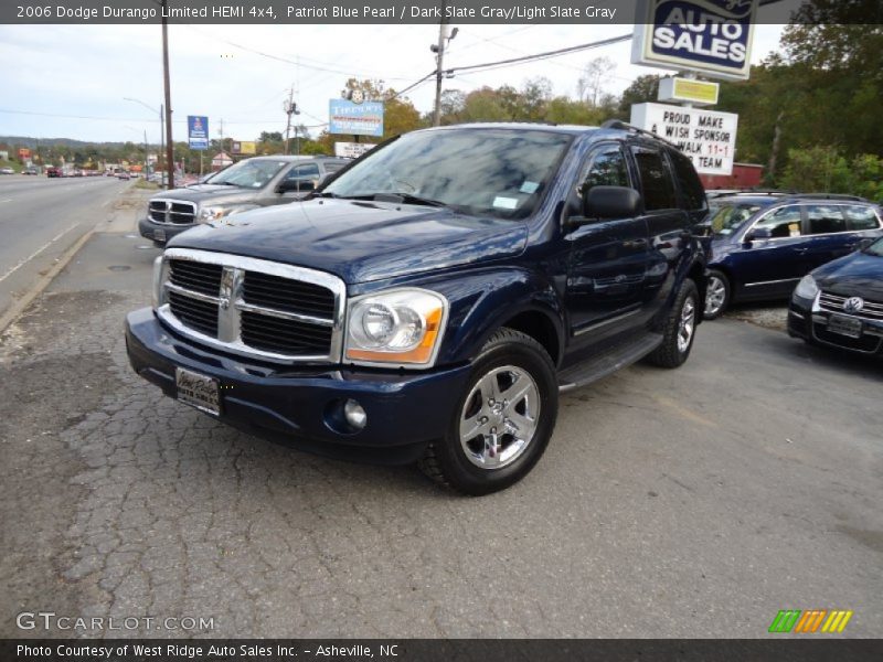 Patriot Blue Pearl / Dark Slate Gray/Light Slate Gray 2006 Dodge Durango Limited HEMI 4x4
