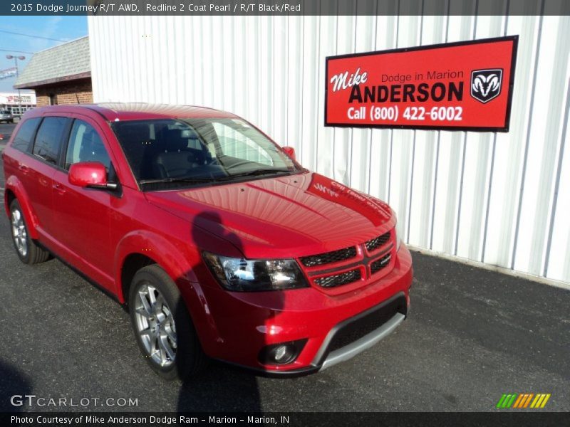 Redline 2 Coat Pearl / R/T Black/Red 2015 Dodge Journey R/T AWD