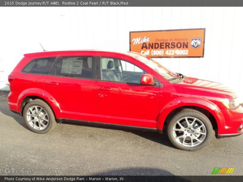 Redline 2 Coat Pearl / R/T Black/Red 2015 Dodge Journey R/T AWD