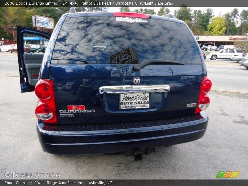 Patriot Blue Pearl / Dark Slate Gray/Light Slate Gray 2006 Dodge Durango Limited HEMI 4x4