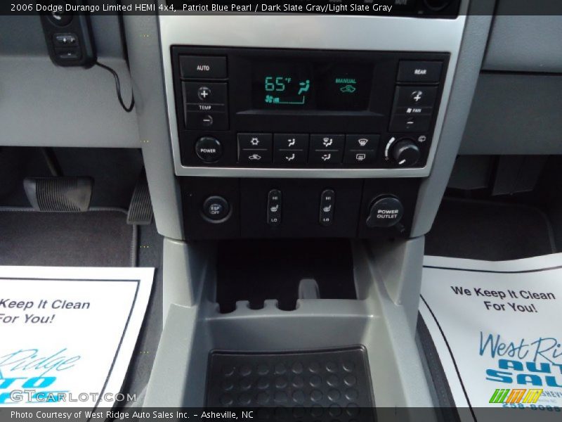 Patriot Blue Pearl / Dark Slate Gray/Light Slate Gray 2006 Dodge Durango Limited HEMI 4x4