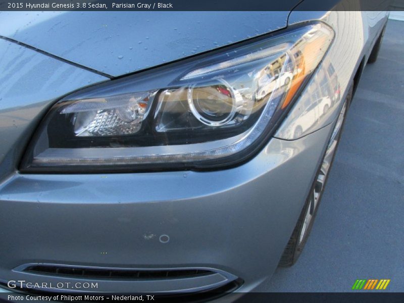 Parisian Gray / Black 2015 Hyundai Genesis 3.8 Sedan