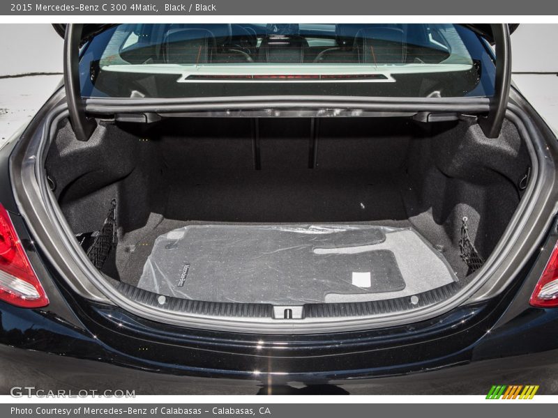 Black / Black 2015 Mercedes-Benz C 300 4Matic