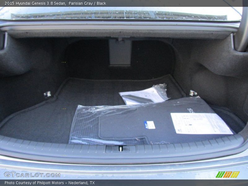 Parisian Gray / Black 2015 Hyundai Genesis 3.8 Sedan