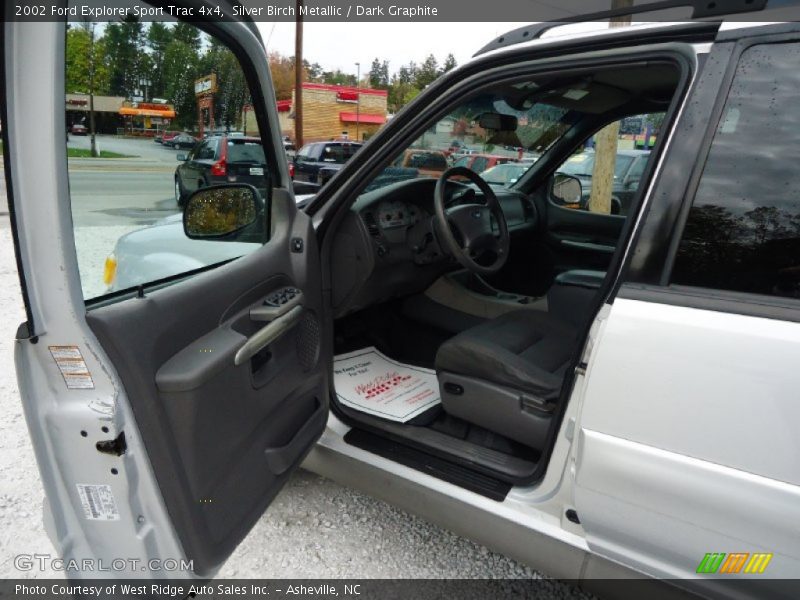 Silver Birch Metallic / Dark Graphite 2002 Ford Explorer Sport Trac 4x4