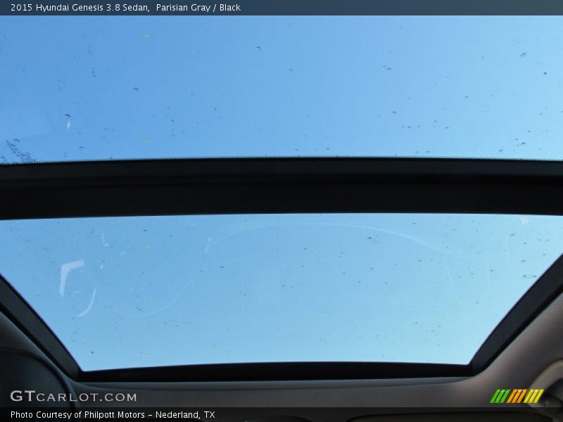 Parisian Gray / Black 2015 Hyundai Genesis 3.8 Sedan