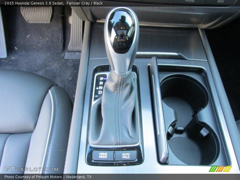 Parisian Gray / Black 2015 Hyundai Genesis 3.8 Sedan