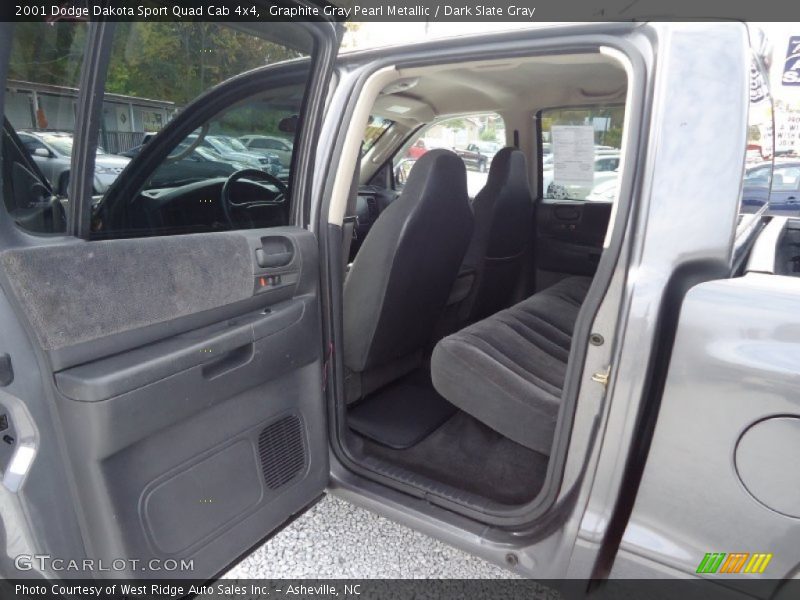 Graphite Gray Pearl Metallic / Dark Slate Gray 2001 Dodge Dakota Sport Quad Cab 4x4