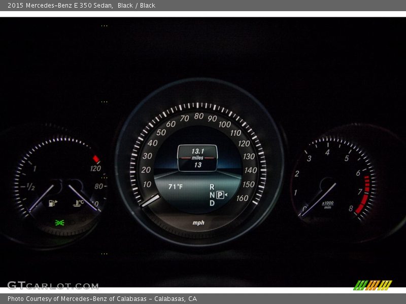  2015 E 350 Sedan 350 Sedan Gauges