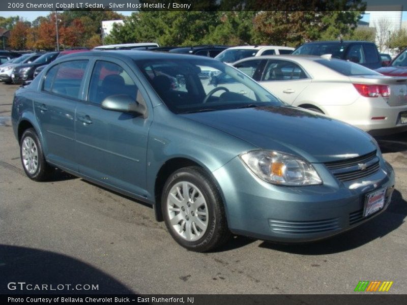 Silver Moss Metallic / Ebony 2009 Chevrolet Cobalt LT Sedan