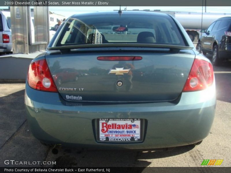 Silver Moss Metallic / Ebony 2009 Chevrolet Cobalt LT Sedan