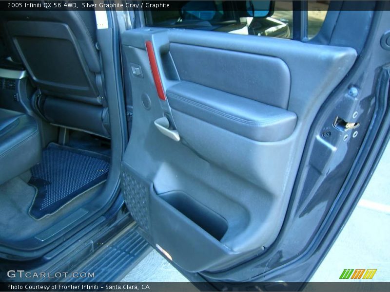 Silver Graphite Gray / Graphite 2005 Infiniti QX 56 4WD