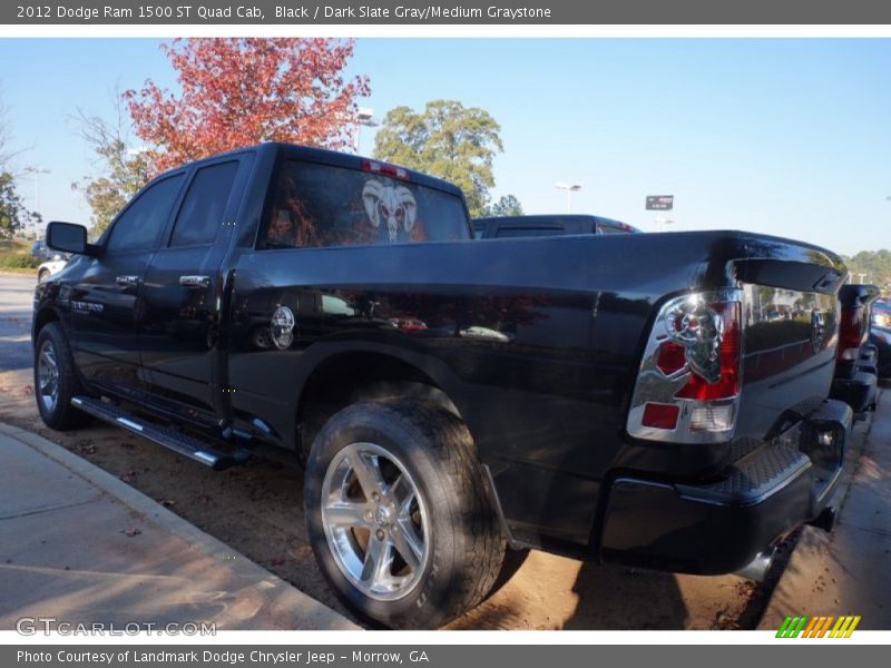 Black / Dark Slate Gray/Medium Graystone 2012 Dodge Ram 1500 ST Quad Cab