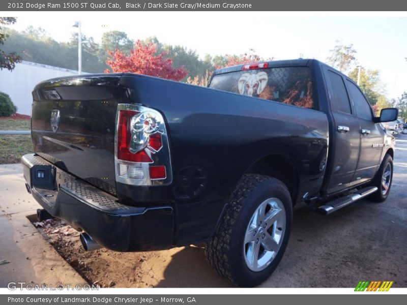 Black / Dark Slate Gray/Medium Graystone 2012 Dodge Ram 1500 ST Quad Cab