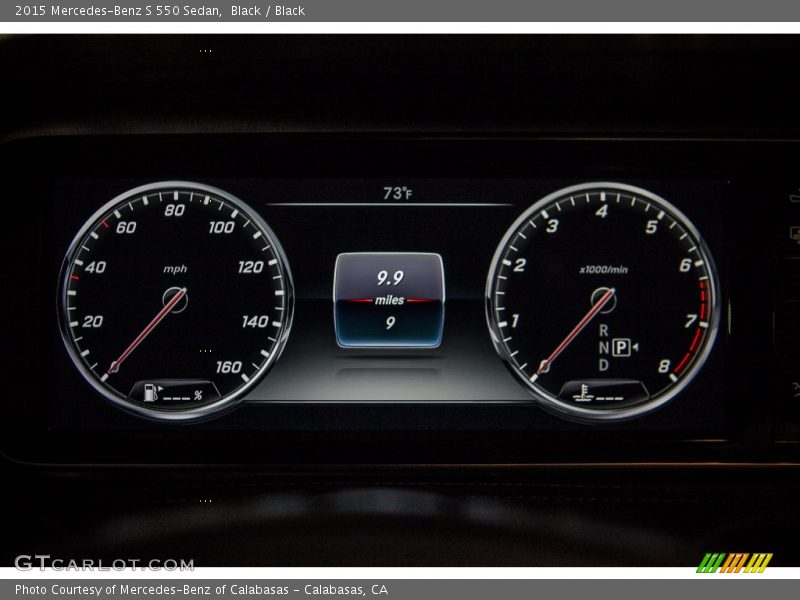 Black / Black 2015 Mercedes-Benz S 550 Sedan