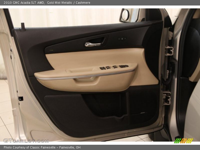 Gold Mist Metallic / Cashmere 2010 GMC Acadia SLT AWD