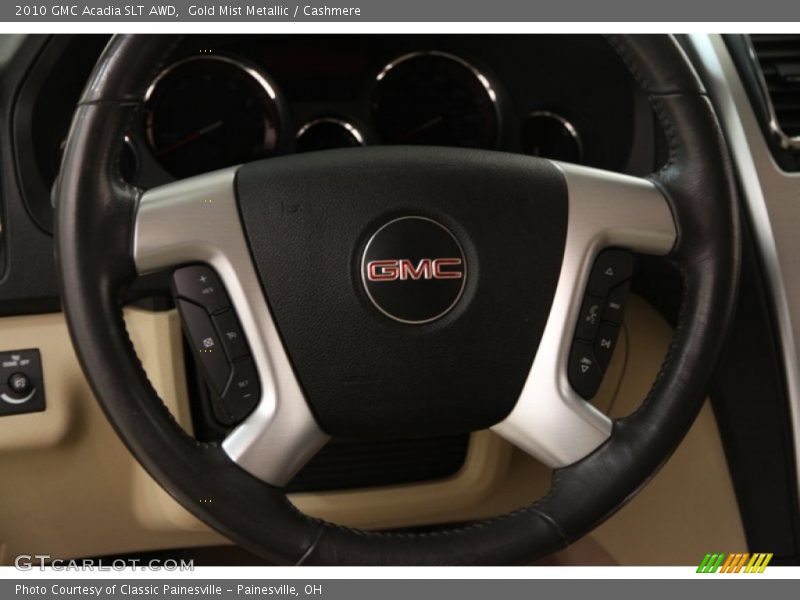 Gold Mist Metallic / Cashmere 2010 GMC Acadia SLT AWD