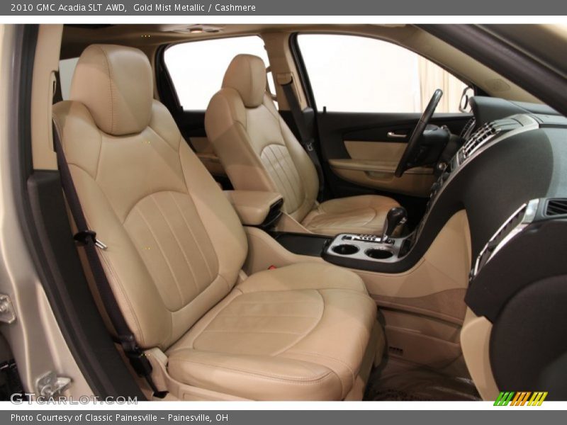 Gold Mist Metallic / Cashmere 2010 GMC Acadia SLT AWD