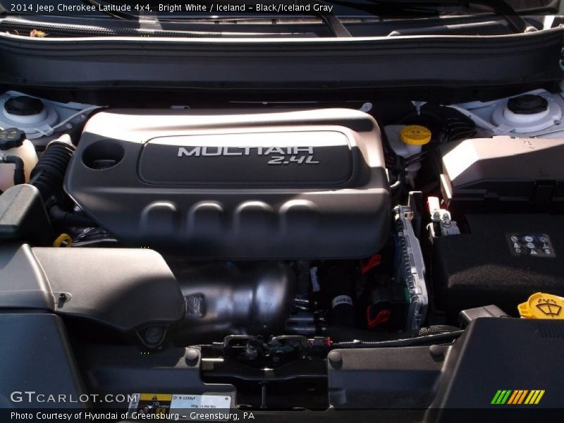 Bright White / Iceland - Black/Iceland Gray 2014 Jeep Cherokee Latitude 4x4