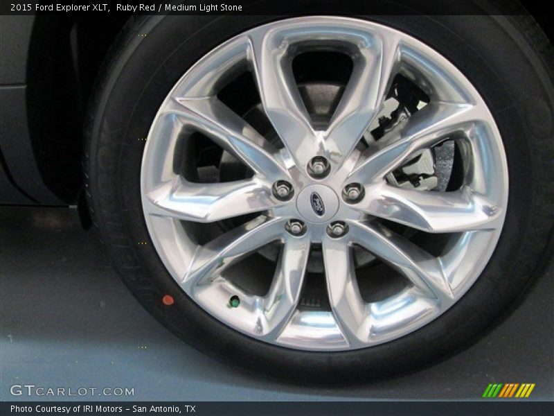 Ruby Red / Medium Light Stone 2015 Ford Explorer XLT